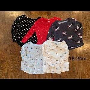 18-24m printed shirts